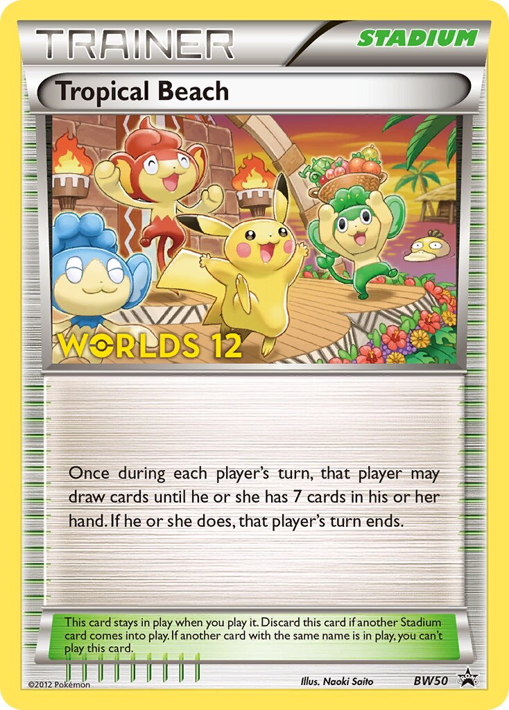 Tropical Beach 050/26 — WC Deck 2013 (American Gothic) (English Pokémon TCG card)