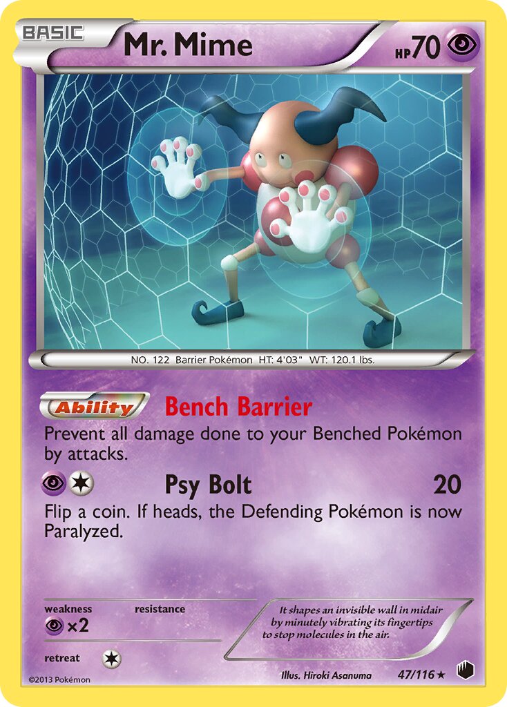 Mr. Mime 047/20 — WC Deck 2013 (Darkrai) (English Pokémon TCG card)