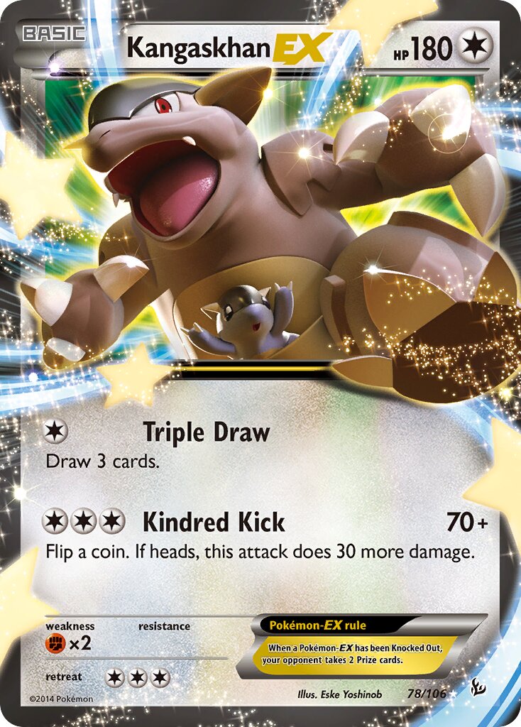 Kangaskhan-EX 078/29 — WC Deck 2014 (Crazy Punch) (English Pokémon TCG card)