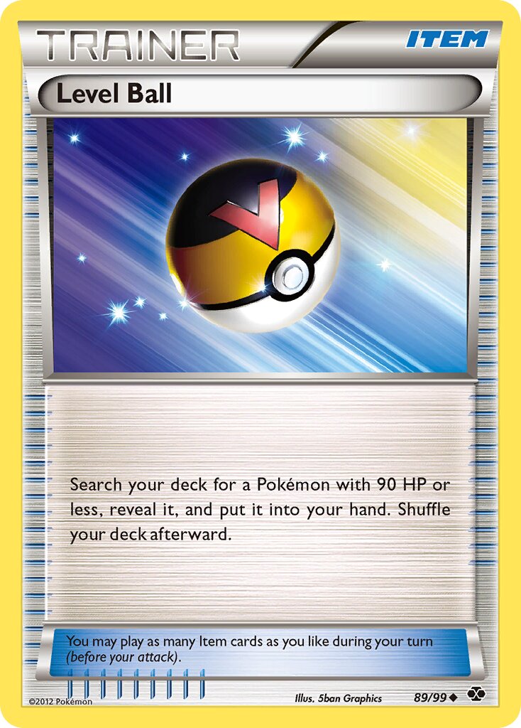 Level Ball 089/29 — WC Deck 2014 (Crazy Punch) (English Pokémon TCG card)