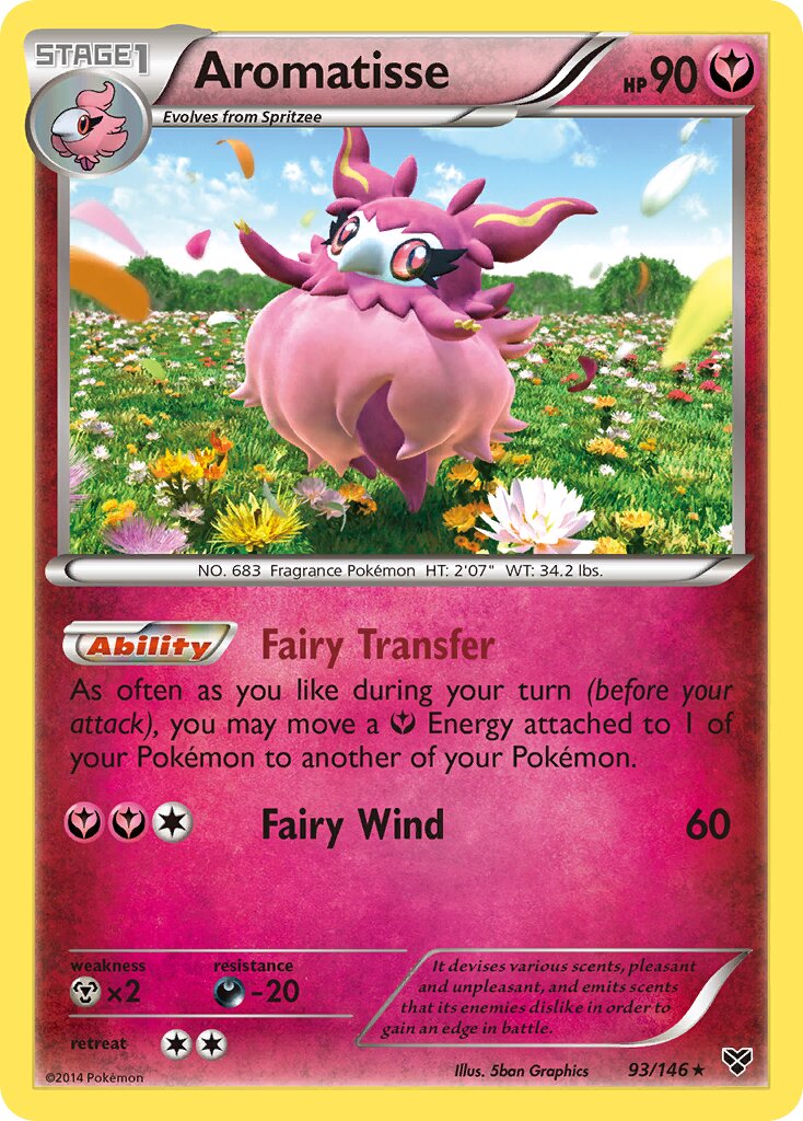 Aromatisse 093/29 — WC Deck 2014 (Crazy Punch) (English Pokémon TCG card)