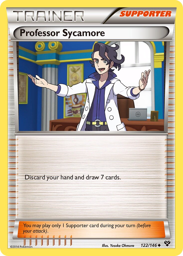 Professor Sycamore 012/22 — WC Deck 2014 (Emerald King) (English Pokémon TCG card)