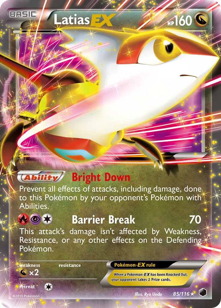 Latias-EX 085/23 — WC Deck 2014 (Plasma Power) (English Pokémon TCG card)
