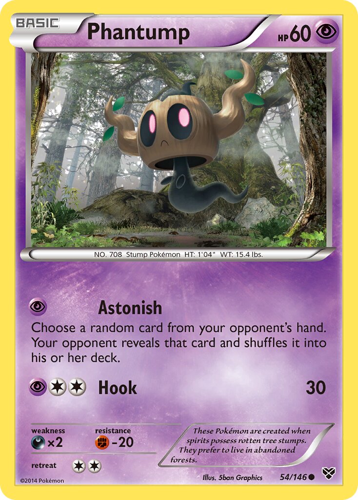 Phantump 054/23 — WC Deck 2014 (Trevgor) (English Pokémon TCG card)