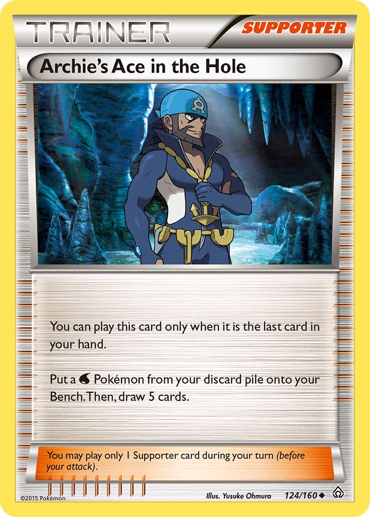 Archie's Ace in the Hole 012/23 — WC Deck 2015 (Honorstoise) (English Pokémon TCG card)