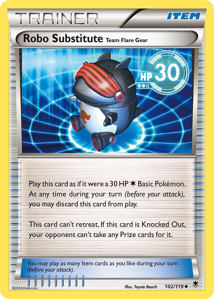 Robo Substitute 010/26 — WC Deck 2015 (Primal Groudon) (English Pokémon TCG card)