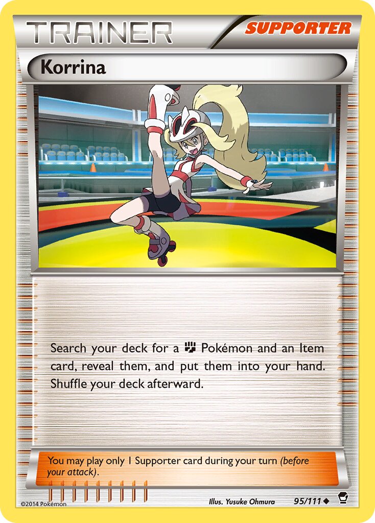 Korrina 095/26 — WC Deck 2015 (Primal Groudon) (English Pokémon TCG card)