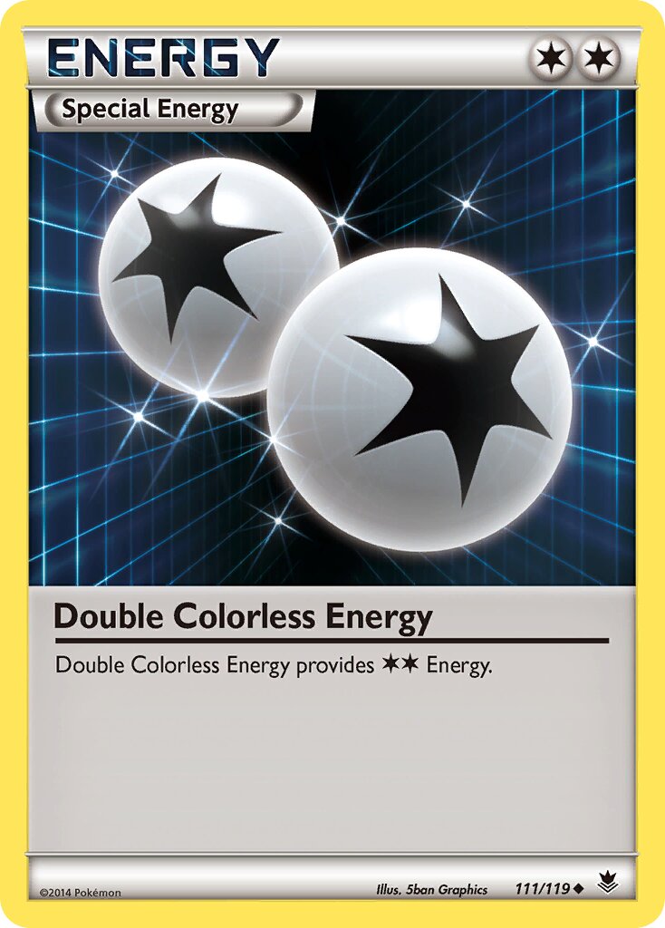 Double Colorless Energy 011/23 — WC Deck 2015 (Punches N Bites) (English Pokémon TCG card)