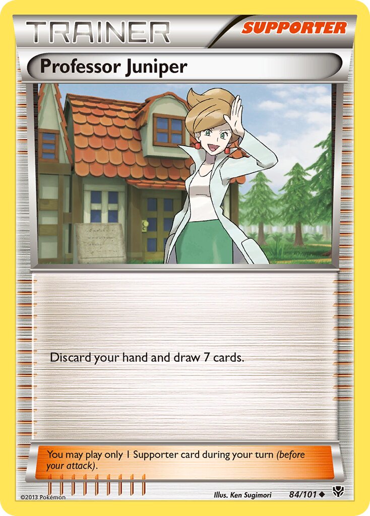 Professor Juniper 084/23 — WC Deck 2015 (Punches N Bites) (English Pokémon TCG card)