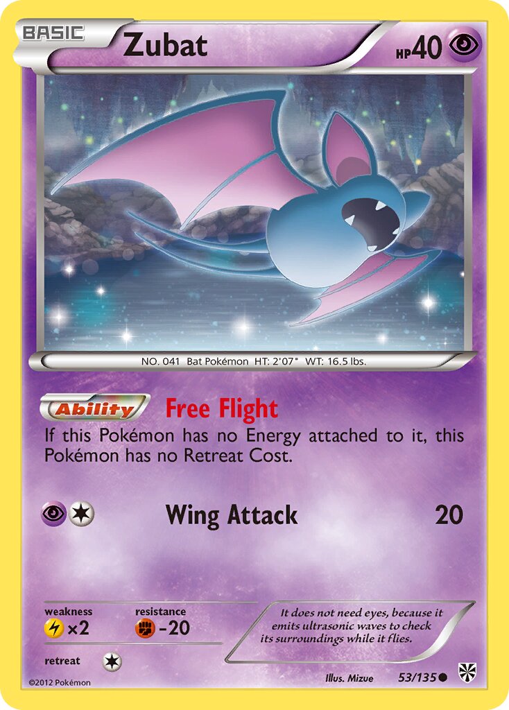 Zubat 053/22 — WC Deck 2015 (The Flying Hammer) (English Pokémon TCG card)
