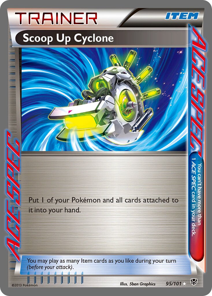 Scoop Up Cyclone 095/22 — WC Deck 2015 (The Flying Hammer) (English Pokémon TCG card)