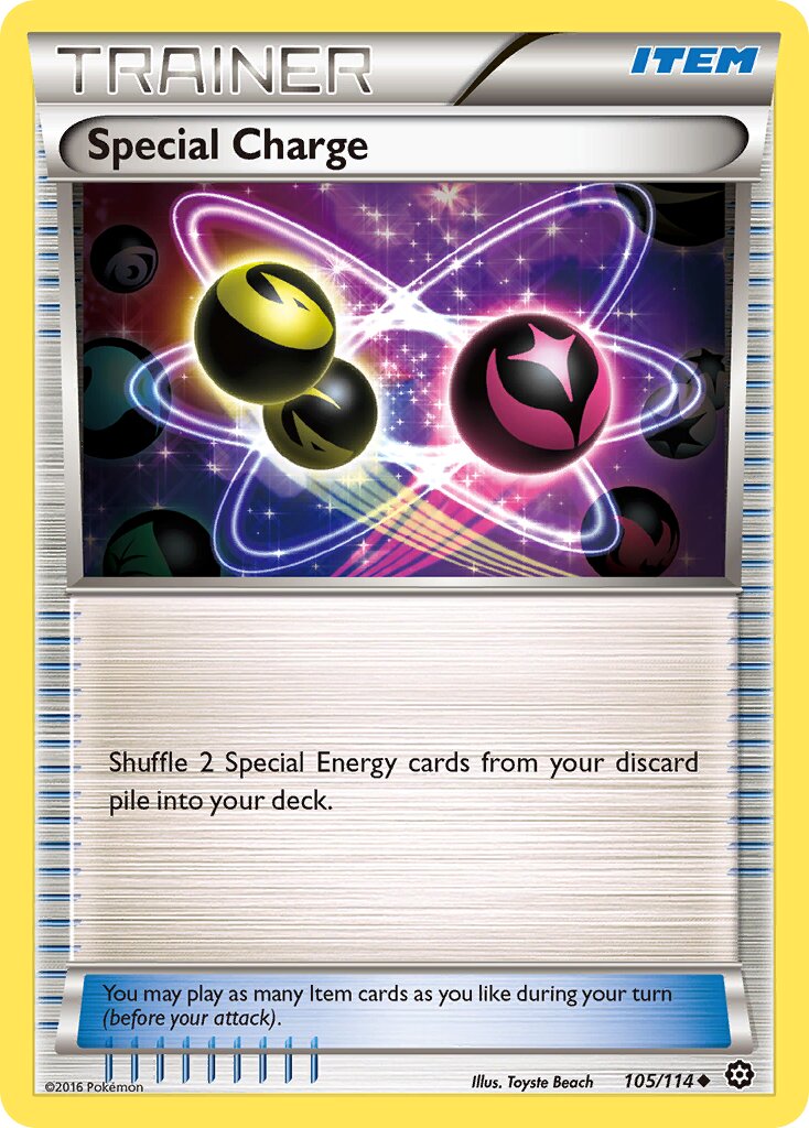 Special Charge 010/22 — WC Deck 2016 (Bebe Deck) (English Pokémon TCG card)
