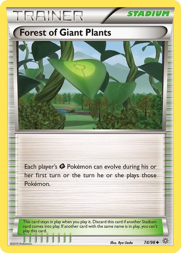 Forest of Giant Plants 074/22 — WC Deck 2016 (Bebe Deck) (English Pokémon TCG card)