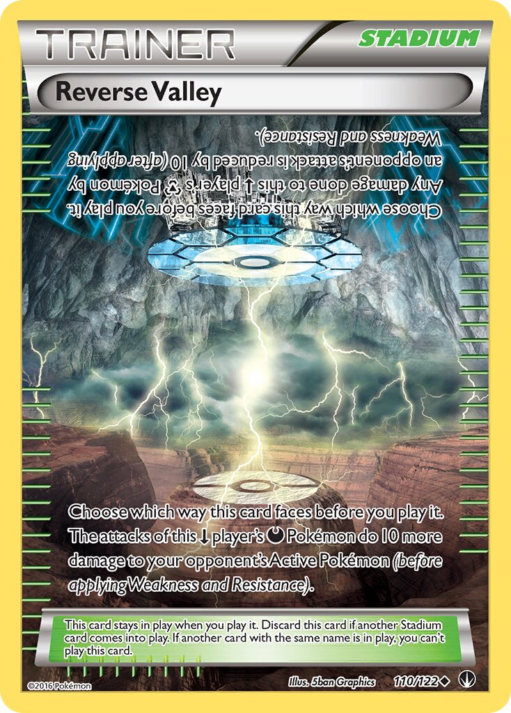 Reverse Valley 011/24 — WC Deck 2016 (Black Dragon) (English Pokémon TCG card)