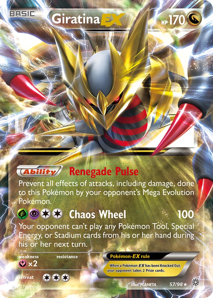 Giratina-EX 057/24 — WC Deck 2016 (Black Dragon) (English Pokémon TCG card)