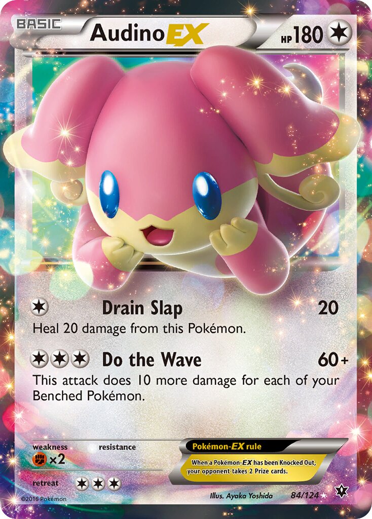 Audino-EX 084/26 — WC Deck 2016 (Magical Symphony) (English Pokémon TCG card)