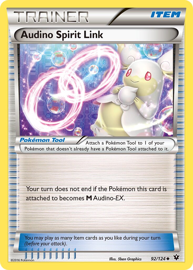 Audino Spirit Link 092/26 — WC Deck 2016 (Magical Symphony) (English Pokémon TCG card)
