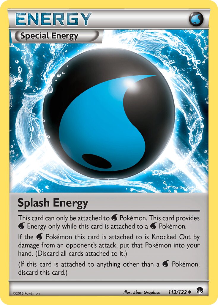 Splash Energy 011/21 — WC Deck 2016 (Ninja Blitz) (English Pokémon TCG card)