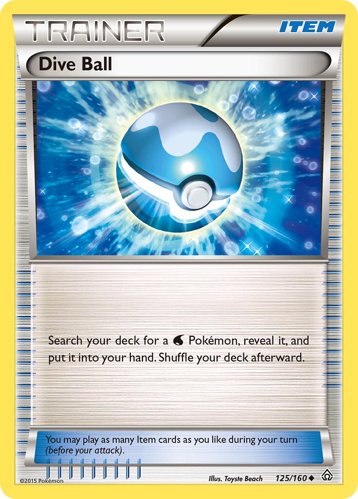Dive Ball 012/21 — WC Deck 2016 (Ninja Blitz) (English Pokémon TCG card)