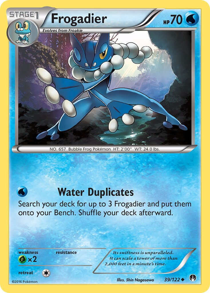Frogadier 039/21 — WC Deck 2016 (Ninja Blitz) (English Pokémon TCG card)