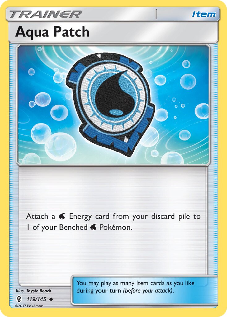 Aqua Patch 011/21 — WC Deck 2017 (Ice Path Ftw) (English Pokémon TCG card)
