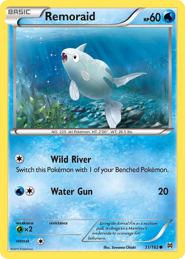 Remoraid 031/21 — WC Deck 2017 (Ice Path Ftw) (English Pokémon TCG card)