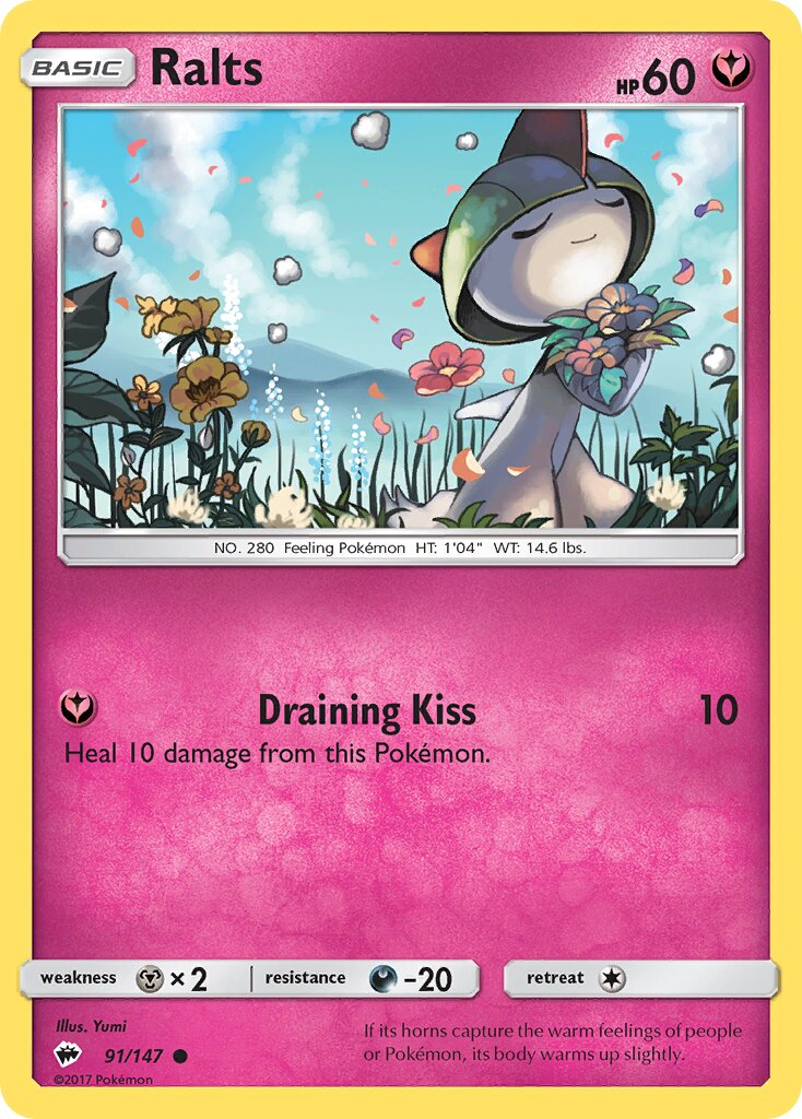 Ralts 091/25 — WC Deck 2017 (Infinite Force) (English Pokémon TCG card)