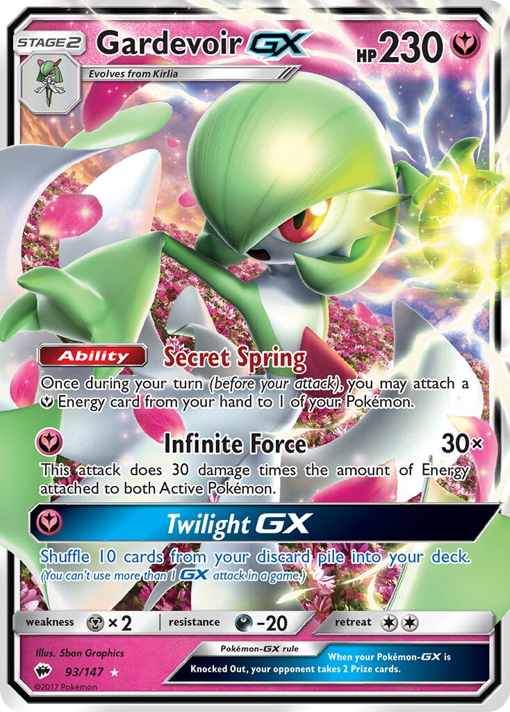 Gardevoir-GX 093/25 — WC Deck 2017 (Infinite Force) (English Pokémon TCG card)