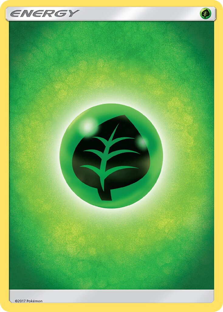 Grass Energy 001/22 — WC Deck 2017 (Samurai Sniper) (English Pokémon TCG card)