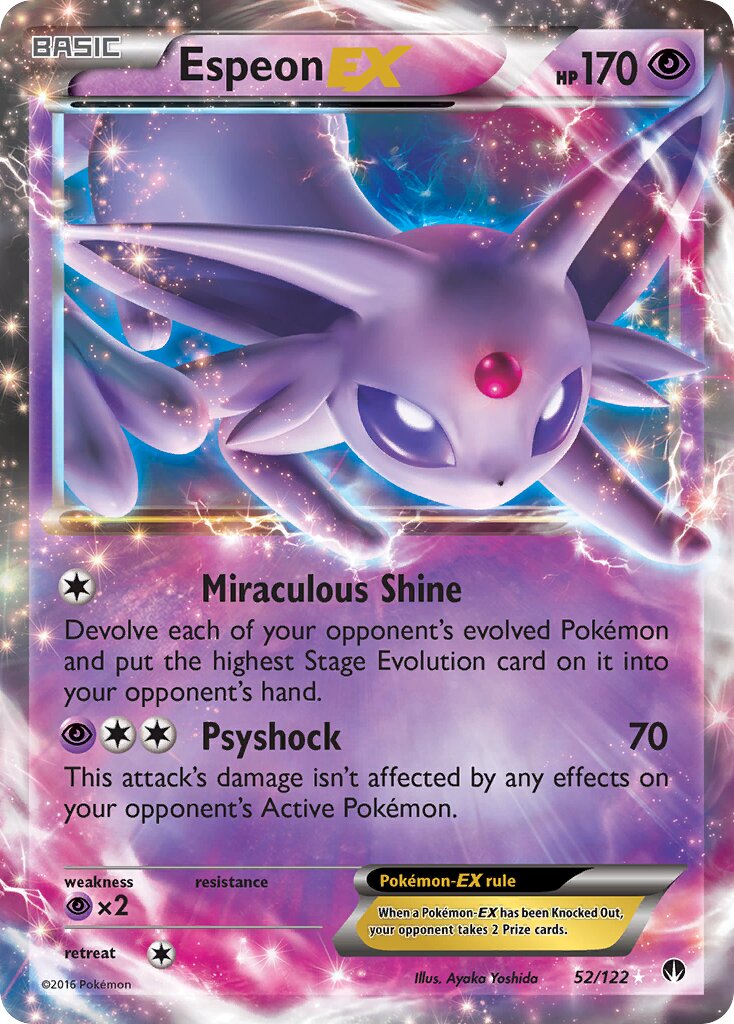 Espeon-EX 052/22 — WC Deck 2017 (Samurai Sniper) (English Pokémon TCG card)