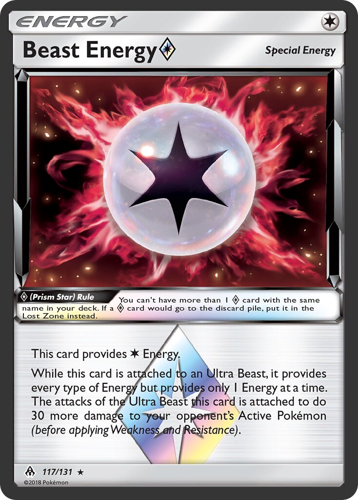 Beast Energy ◇ 011/24 — WC Deck 2018 (Buzzroc) (English Pokémon TCG card)