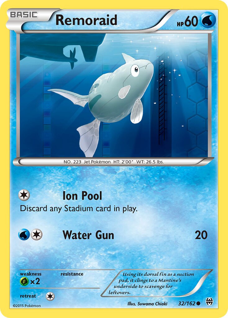 Remoraid 032/24 — WC Deck 2018 (Buzzroc) (English Pokémon TCG card)