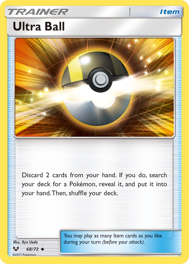 Ultra Ball 068/24 — WC Deck 2018 (Buzzroc) (English Pokémon TCG card)