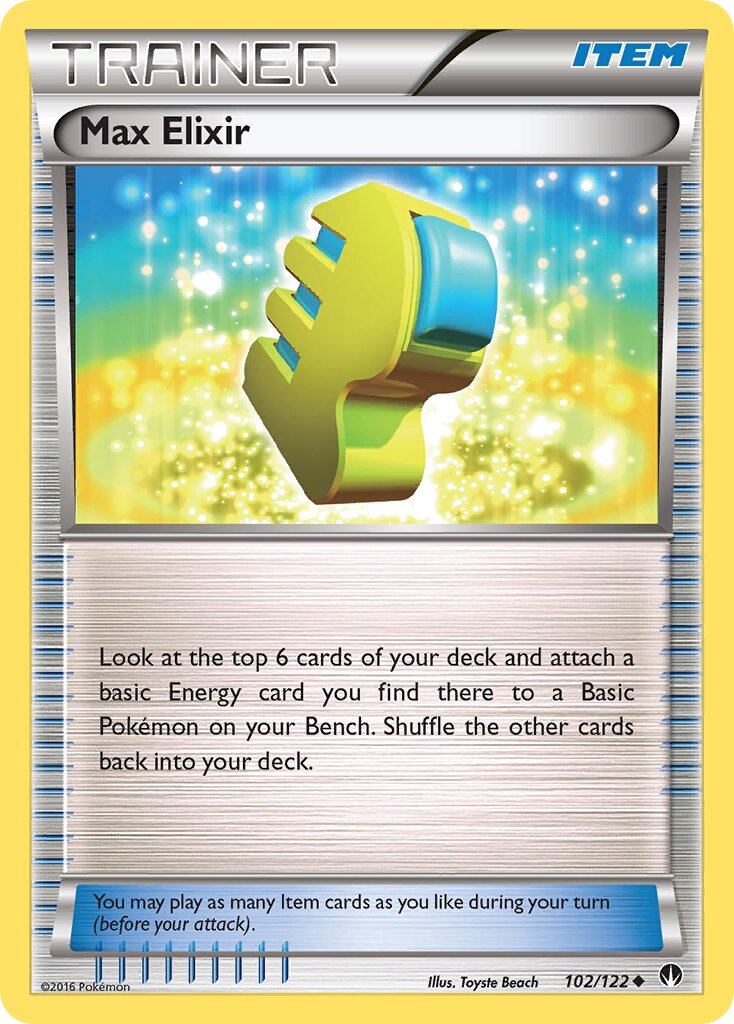 Max Elixir 010/20 — WC Deck 2018 (Dragones Y Sombras) (English Pokémon TCG card)