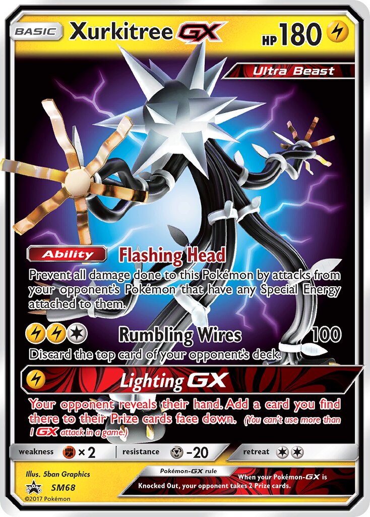 Xurkitree-GX 068/20 — WC Deck 2018 (Dragones Y Sombras) (English Pokémon TCG card)