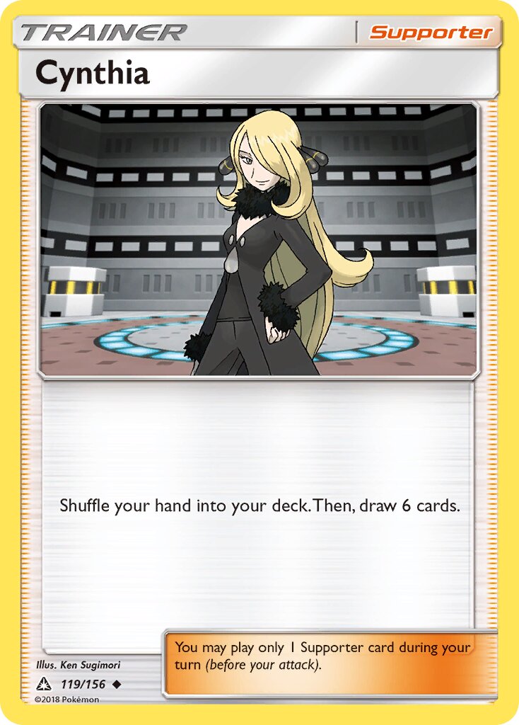 Cynthia 011/23 — WC Deck 2018 (Garbanette) (English Pokémon TCG card)
