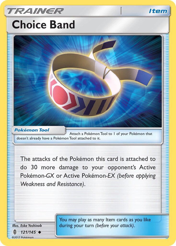 Choice Band 012/23 — WC Deck 2018 (Garbanette) (English Pokémon TCG card)