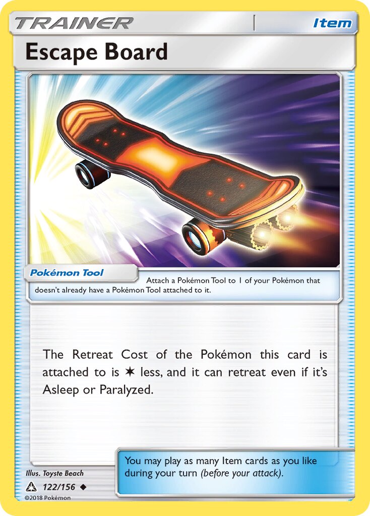 Escape Board 012/19 — WC Deck 2019 (Fire Box) (English Pokémon TCG card)