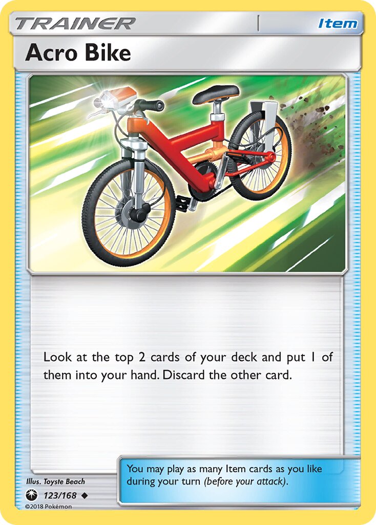 Acro Bike 012/19 — WC Deck 2019 (Fire Box) (English Pokémon TCG card)