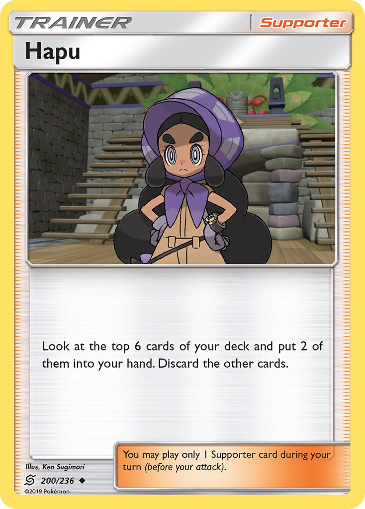 Hapu 020/22 — WC Deck 2019 (Mind Blown) (English Pokémon TCG card)