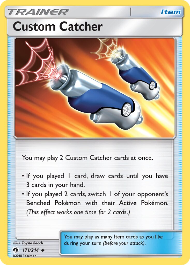 Custom Catcher 017/26 — WC Deck 2019 (Pikarom Judge) (English Pokémon TCG card)