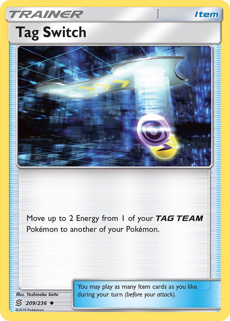 Tag Switch 020/26 — WC Deck 2019 (Pikarom Judge) (English Pokémon TCG card)