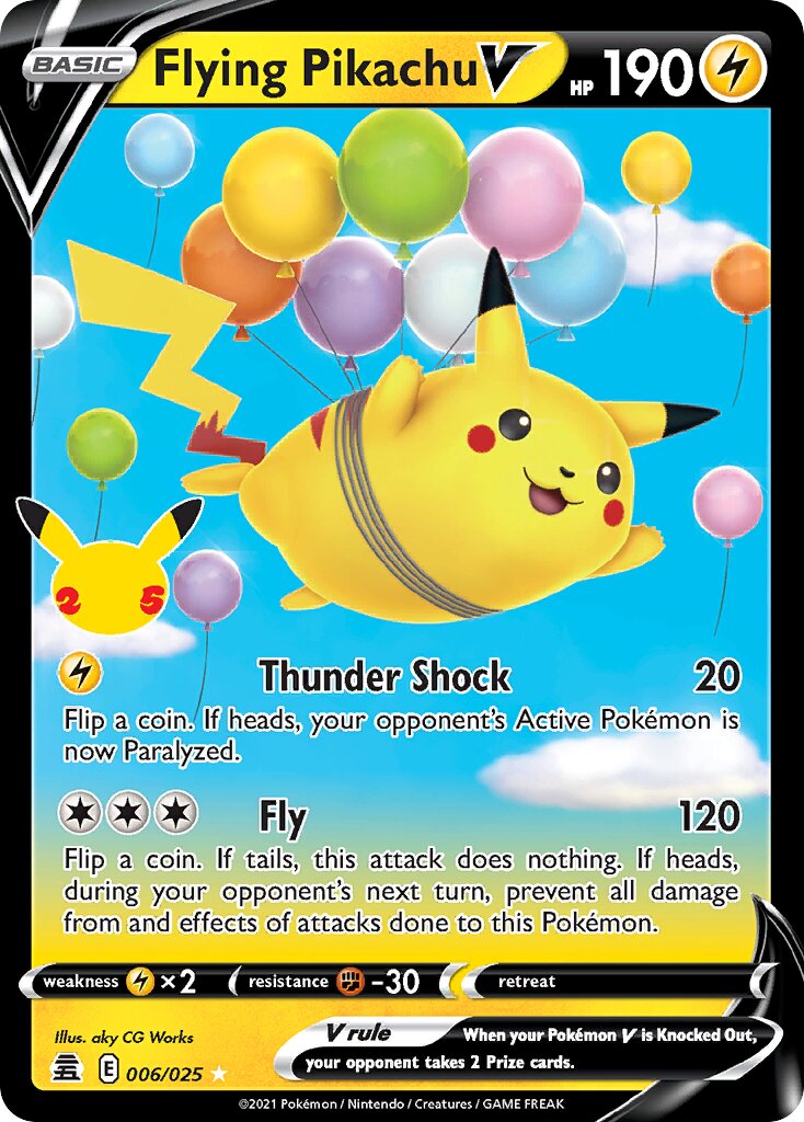 Flying Pikachu V 006/24 — WC Deck 2022 (ADP) (English Pokémon TCG card)