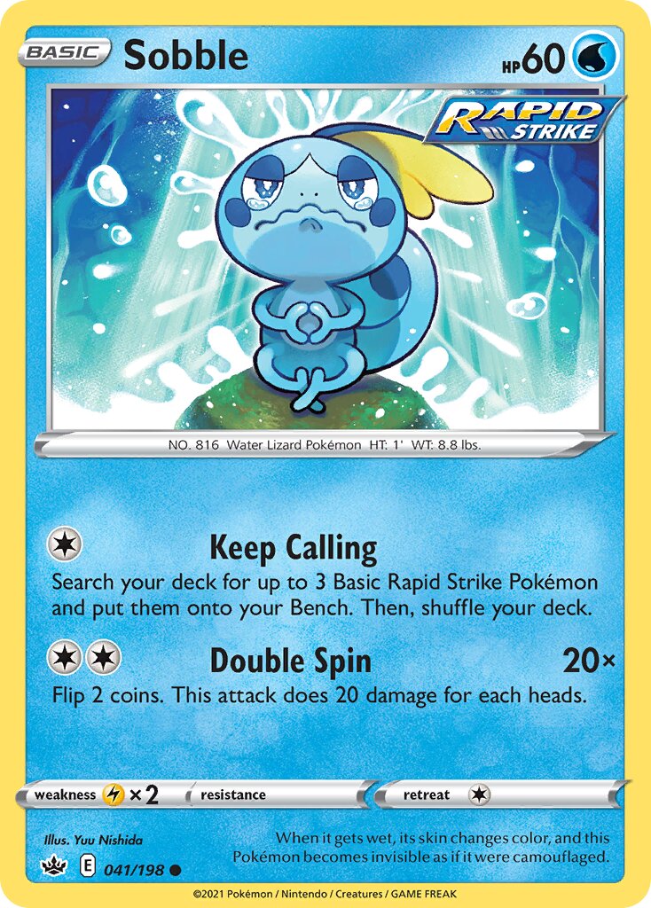 Sobble 041/30 — WC Deck 2022 (Cheryl Again) (English Pokémon TCG card)