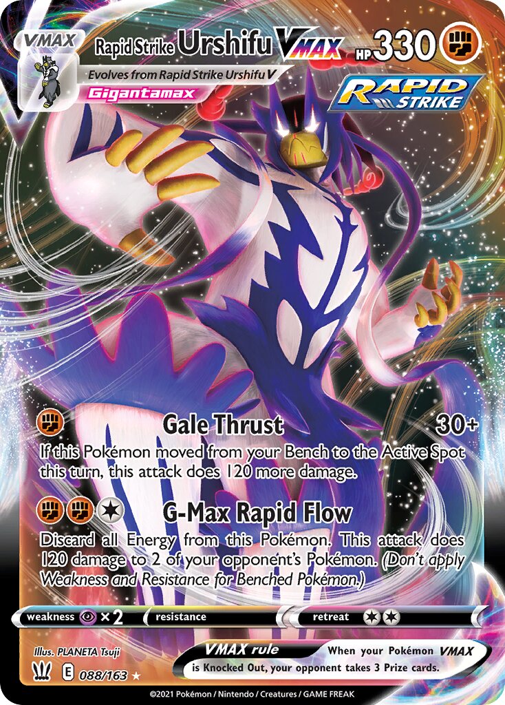 Rapid Strike Urshifu VMAX 088/30 — WC Deck 2022 (Cheryl Again) (English Pokémon TCG card)