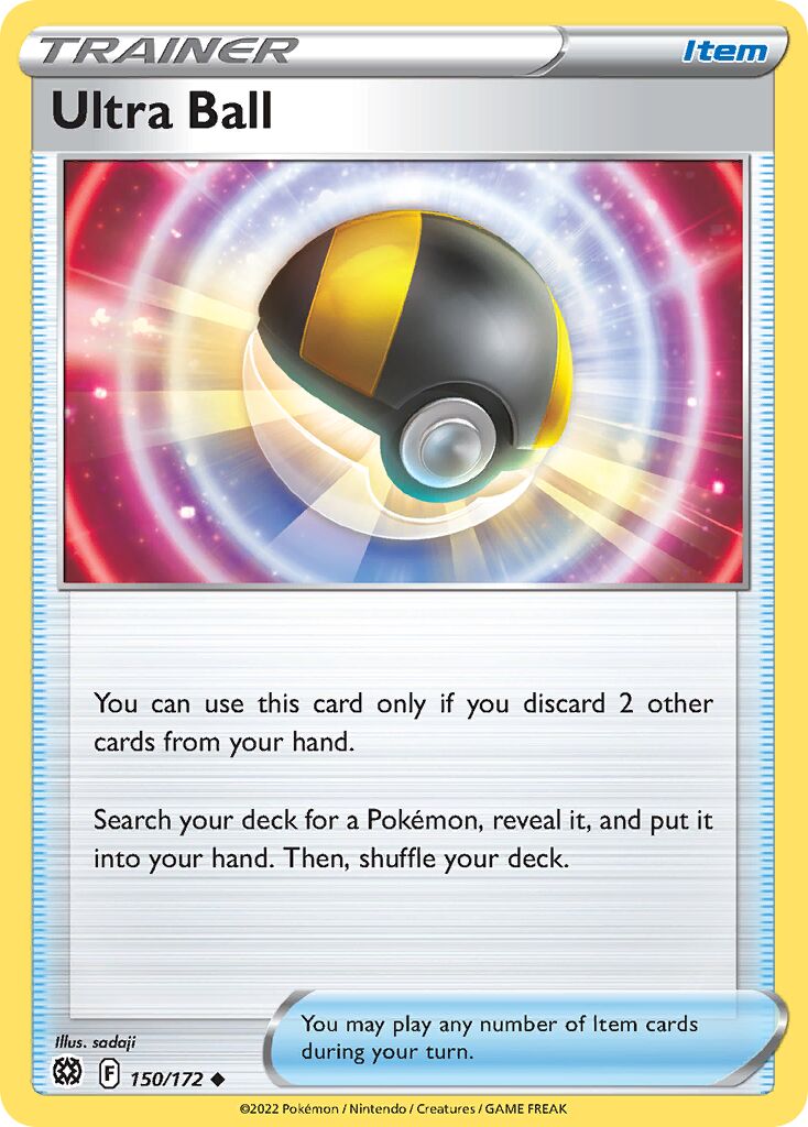 Ultra Ball 015/30 — WC Deck 2022 (Cheryl Again) (English Pokémon TCG card)