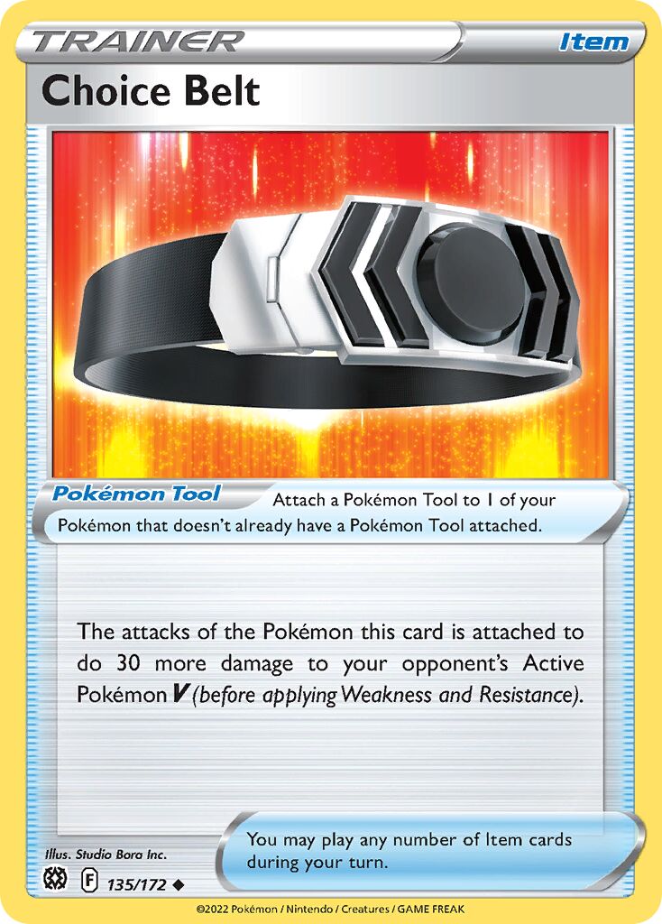 Choice Belt 013/30 — WC Deck 2022 (Ice Rider Palkia) (English Pokémon TCG card)