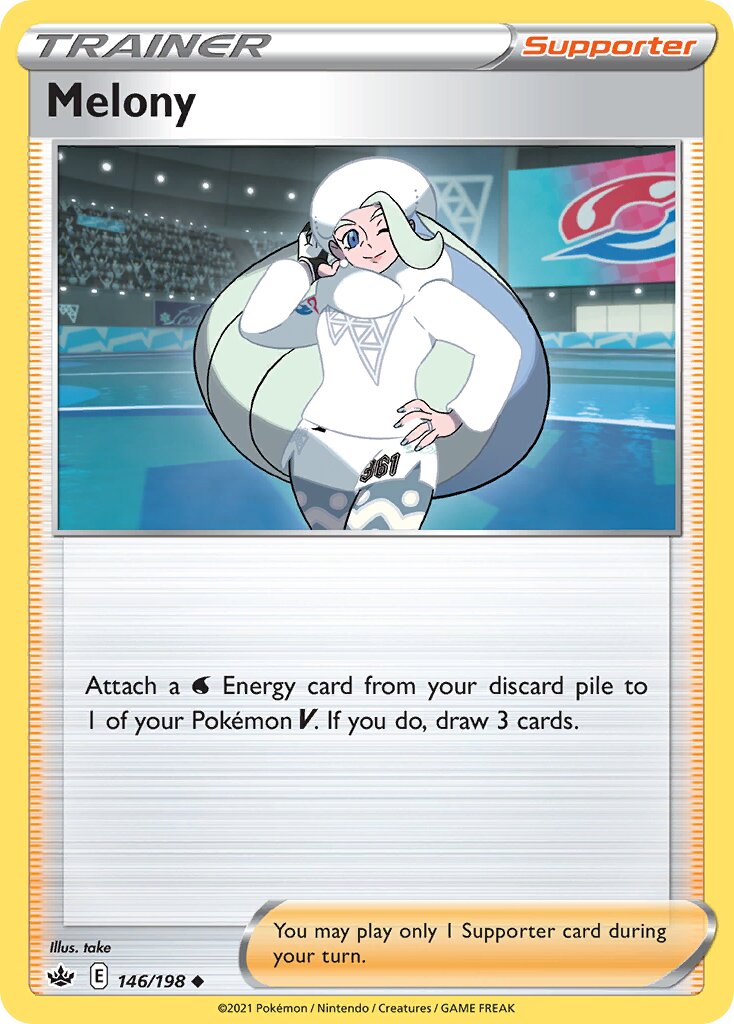 Melony 014/30 — WC Deck 2022 (Ice Rider Palkia) (English Pokémon TCG card)