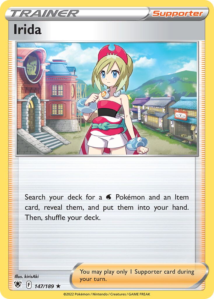 Irida 014/30 — WC Deck 2022 (Ice Rider Palkia) (English Pokémon TCG card)