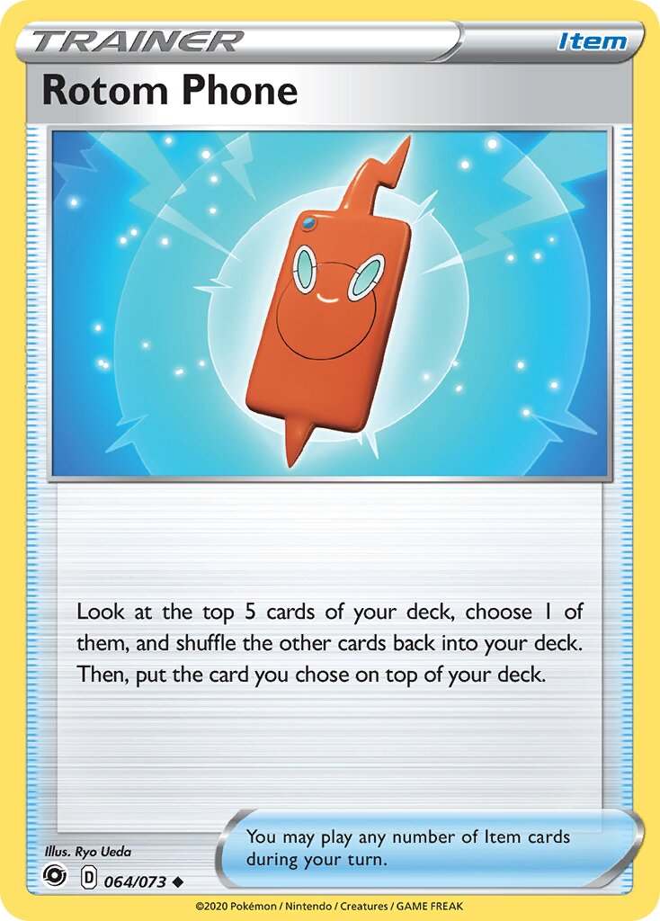 Rotom Phone 064/20 — WC Deck 2022 (The Shape Of Mew) (English Pokémon TCG card)